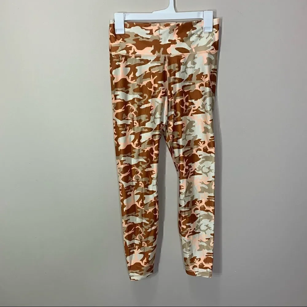 Women's Nike Camo Speed Tights Phantom Desert Medium leggings D1